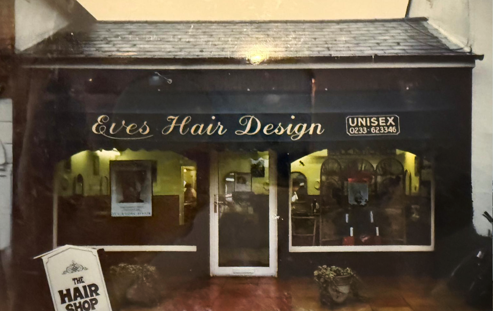 Eve's original salon, c. 1980