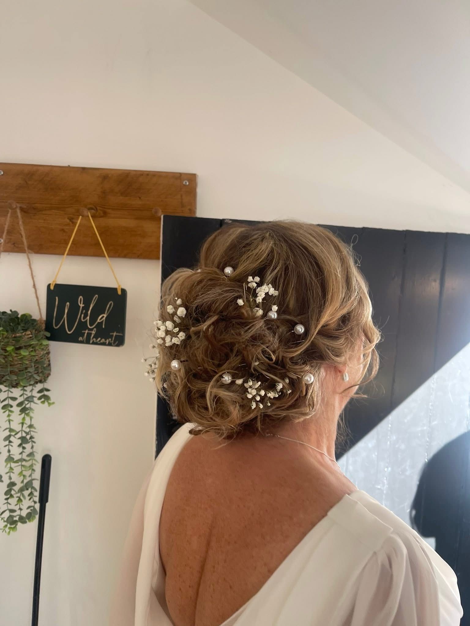 Bridal hair styling at The Hair Shop Ashford