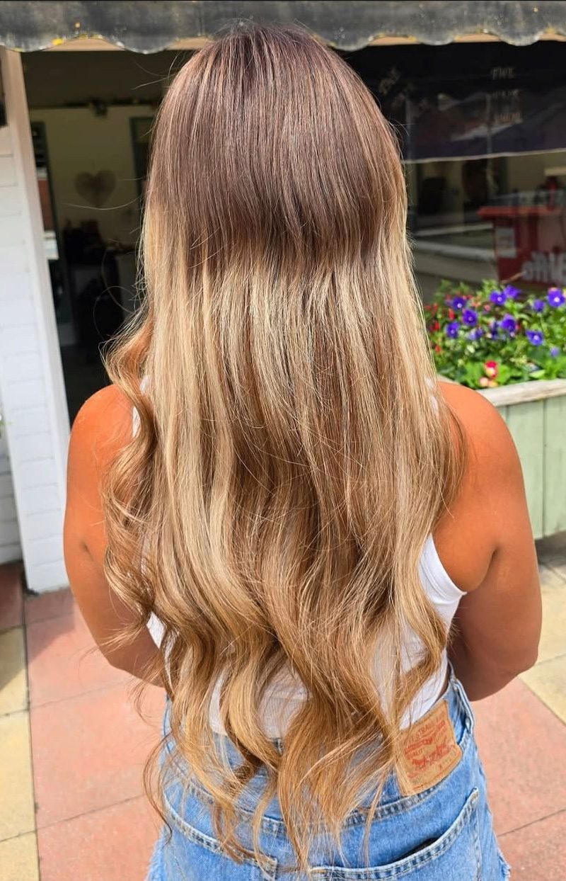 Extensions, cut and colour at The Hair Shop Ashford